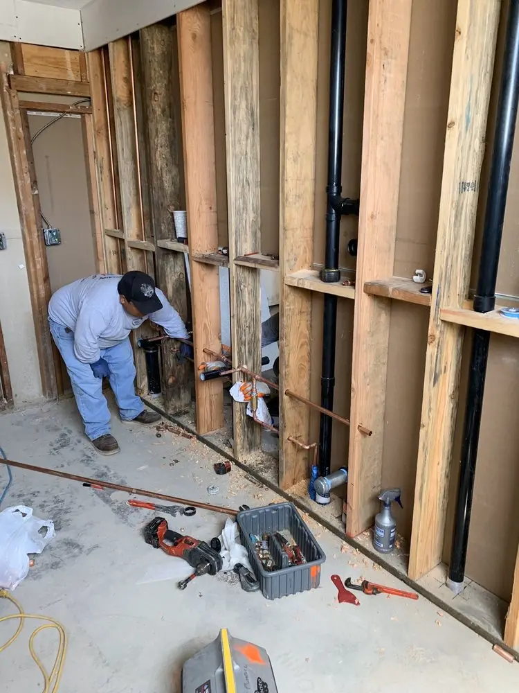 Commercial rough-in plumbing for Water Heater Replacement in Oakland Heights